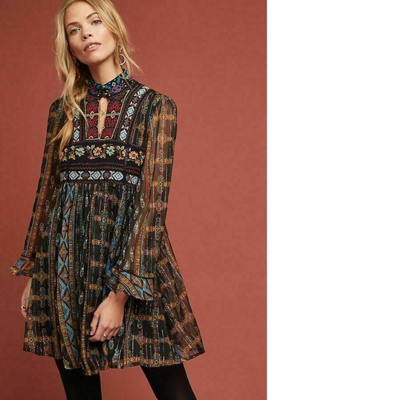 Anthropologie Dresses & Skirts - NWT Anthropologie, Elina Embroidered Dress